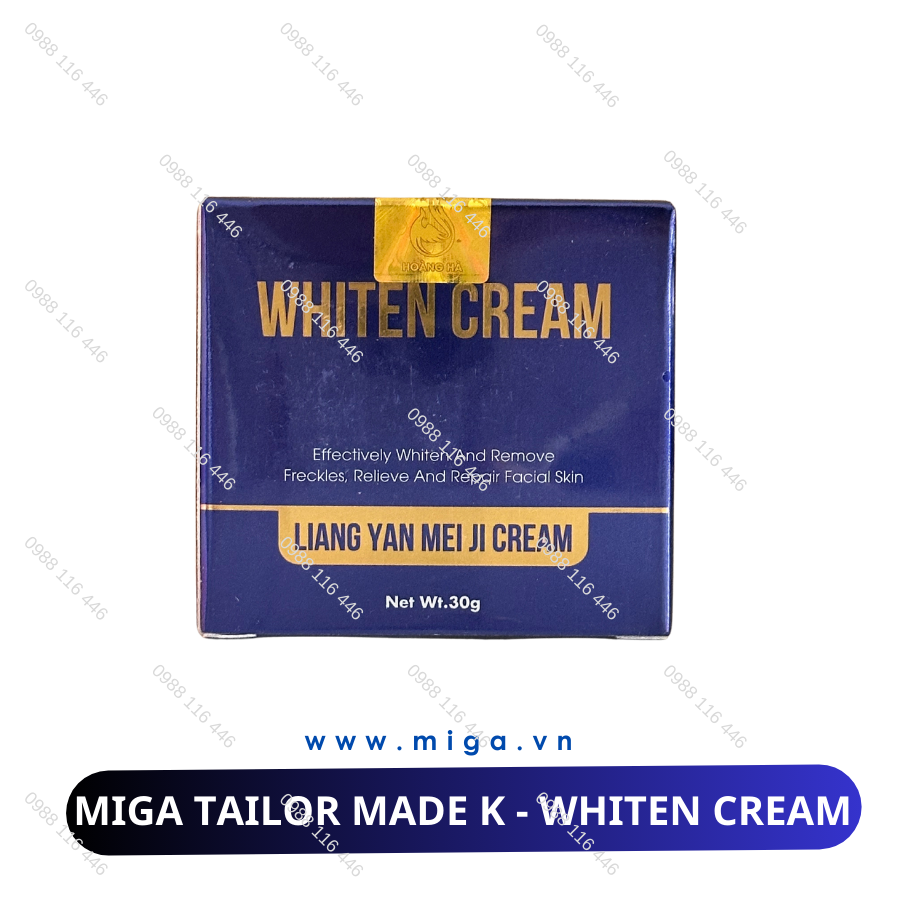 Kem MIGA Tailor Made K hiệu quả nhất để điều trị trong các liệu trình nám mảng chai lì, với công nghệ tiên tiến, dòng kem này sẽ làm hài lòng được người sử dụng ngay từ những tuần đầu tiên