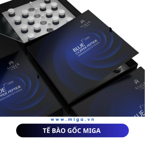 Tế Bào Gốc MIGA – Blue Copper Peptide MIGA được mệnh danh là nữ hoàng của các loại tế bào gốc, với công nghệ của Pháp