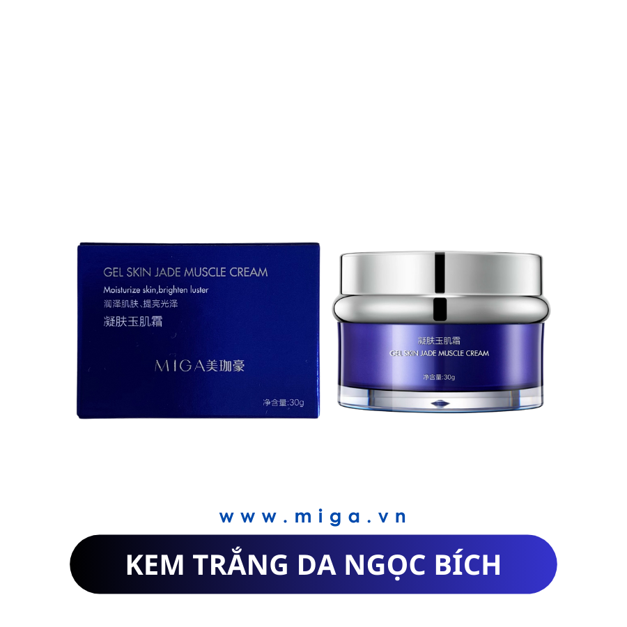 Kem MIGA Trắng Da Ngọc Bích - MIGA Gel Skin Jade Muscle Cream 30g