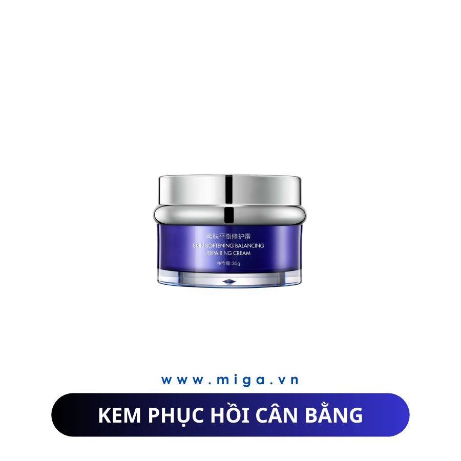 Kem phục hồi cân bằng MIGA – MIGA Skin Softening Balancing Repairing Cream là một sản phẩm ưu việt của thương hiệu nổi tiếng MIGA