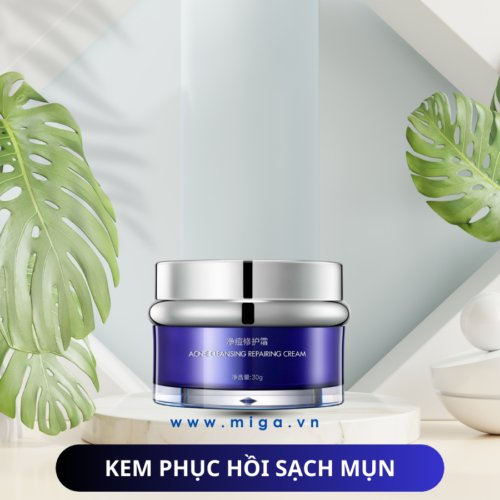 Kem phục hồi sạch mụn MIGA là sản phẩm giành cho tất cả các loại da đặc biệt là những làn da dễ lên mụn, da đổ dầu nhiều