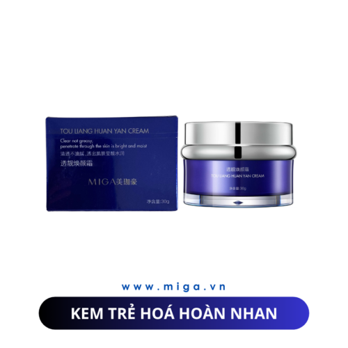 Sản phẩm hoàn hảo nhất để da được cấm ẩm sâu, phục hồi da nhanh chóng chính là sản phẩm Kem Trẻ Hoá Hoàn Nhan MIGA – Tou Liang Huan Yan Cream MIGA.