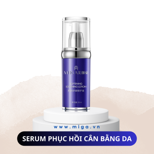 Serum phục hồi cân bằng da MIGA Phục hồi lại hàng rào bảo vệ da, giúp da được nuôi dưỡng tức thời