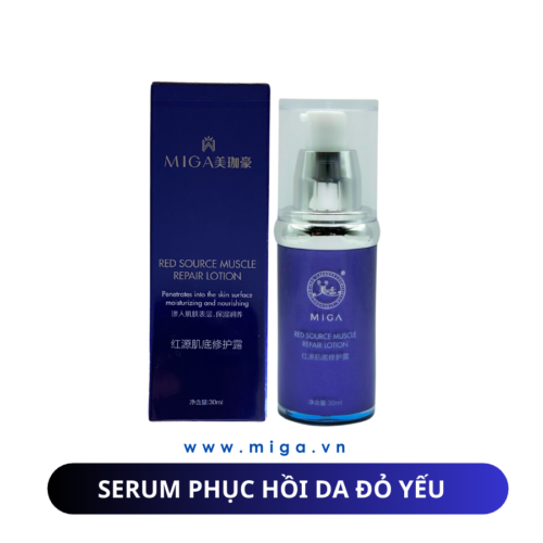 Serum phục hồi da đỏ yếu MIGA – MIGA Red Source Muscle Repair Lotion là sản phẩm giành riêng cho nhiều loại da