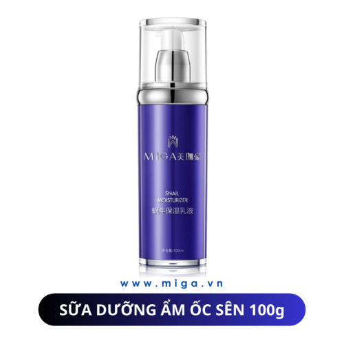 Sữa dưỡng ẩm ốc sên MIGA – MIGA Snail Moisturizer của thương hiệu mỹ phẩm MIGA là sản phẩm chuyên cấp ẩm nhanh và làm dịu da