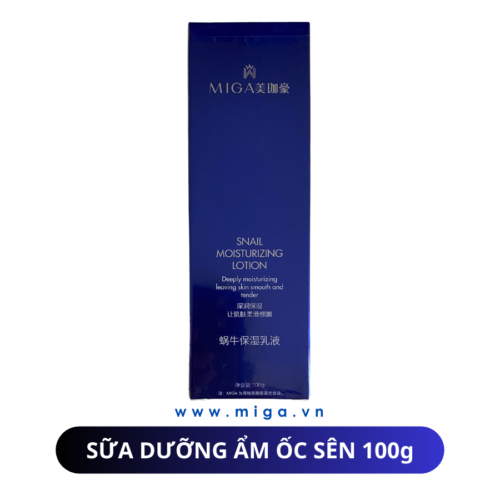 Sữa dưỡng ẩm cân bằng dầu MIGA – MIGA Snail Moisturizer của thương hiệu mỹ phẩm MIGA sẽ là sản phẩm đắt giá giúp làn da bạn cải thiện được vấn đề về cân bằng lại lượng ẩm và nước trên bề mặt làn da