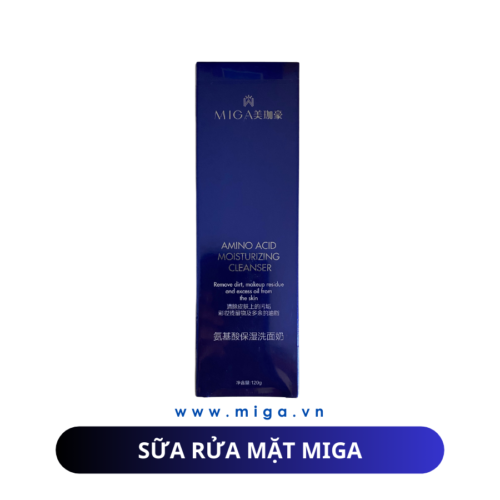 Sữa Rửa Mặt MIGA – MIGA Amino Acid Moisturizing Cleanser là sản phẩm chuyên làm sạch và làm mềm da của hãng mỹ phẩm MIGA