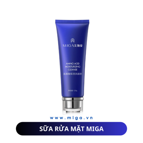 Sữa Rửa Mặt MIGA – MIGA Amino Acid Moisturizing Cleanser của hãng mỹ phẩm Miga sẽ là sản phẩm đắt giá giúp làm sạch làn da bạn, đồng thời cải thiện được vấn đề về cân bằng lại độ PH trên da