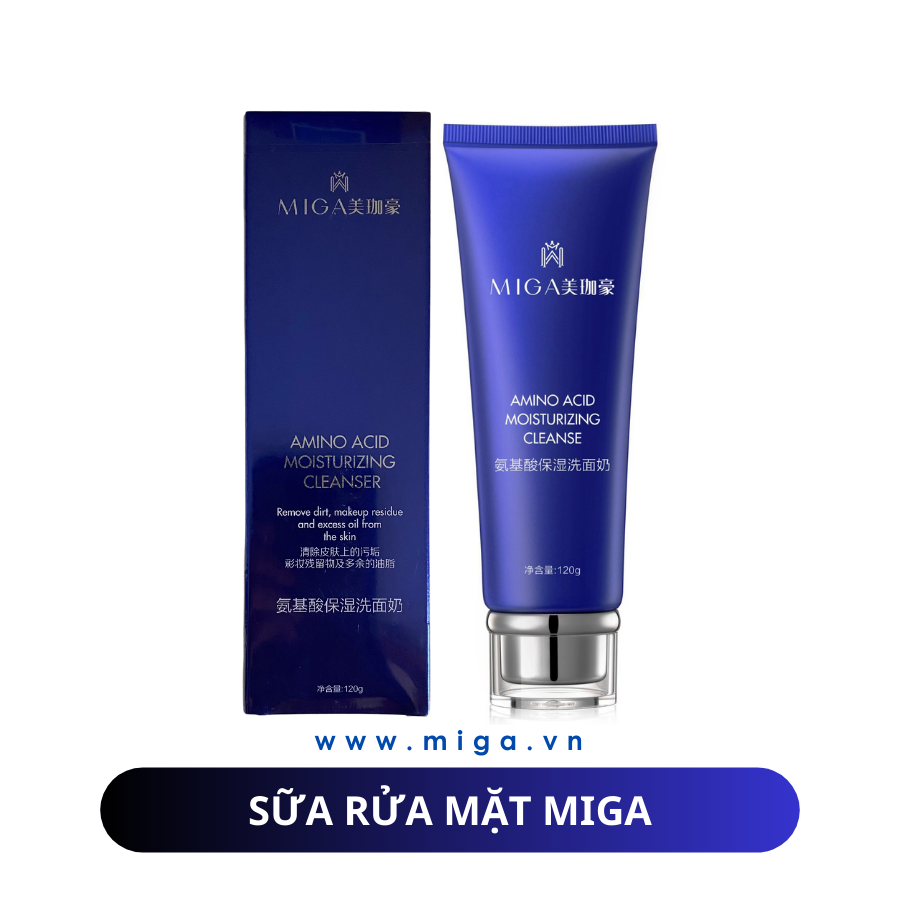 Sữa Rửa Mặt MIGA – MIGA Amino Acid Moisturizing Cleanser của hãng mỹ phẩm Miga sẽ thuyết phục được người sử dụng yêu thích ngay từ lần sử dụng đầu tiên
