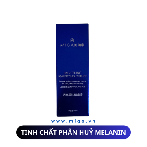 Tinh chất phân huỷ Melanin Miga – Miga Brightening Beautifying Essence là sản phẩm nhận được phản hồi và đánh giá rất cao từ phía chuyên gia và khách hàng