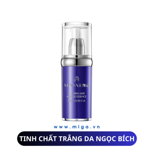 Tinh Chất Trắng Da Ngọc Bích MIGA – Gel Skin Jade Muscle Essence MIGA là sản phẩm tinh chất phân huỷ và ức chế nám sâu