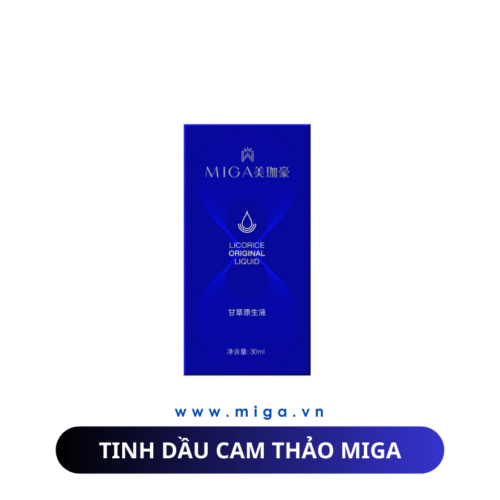 Tinh Dầu Cam Thảo MIGA - MIGA Licorice Original Liquid sẽ là sản phẩm đắt giá giúp làn da bạn cải thiện được vấn đề về làn da bị hư tổn do các tác động từ bên ngoài