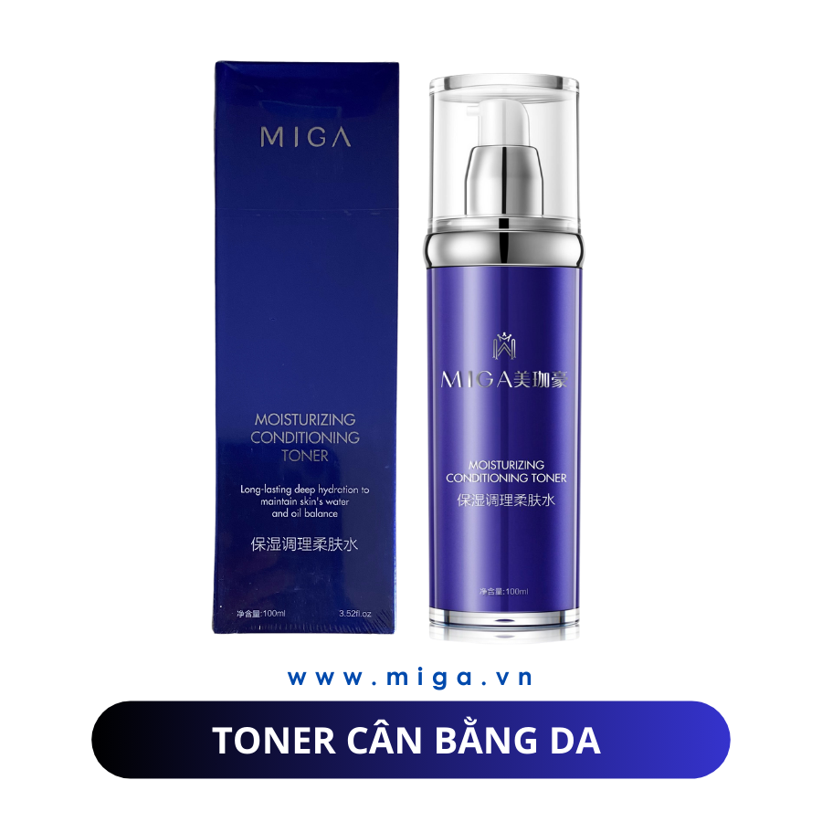 oner Dưỡng Ẩm Cân Bằng Da MIGA - Moisturizing Conditioning Toner MIGA là sản phẩm rất được ưa chuộng tại các cơ sở chăm sóc da chuyên sâu để đi các liệu trình cho khách hàng