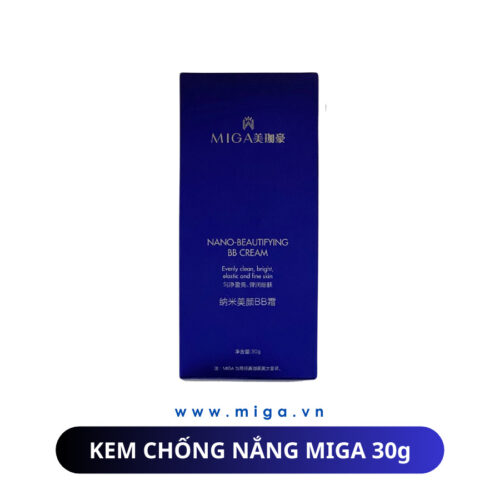 Kem chống nắng MIGA – MIGA Nano Beautifyng BB Cream của thương hiệu mỹ phẩm MIGA là sản phẩm chuyên bảo vệ da khỏi các vấn đề nguy hiểm từ ánh nắng mặt trời